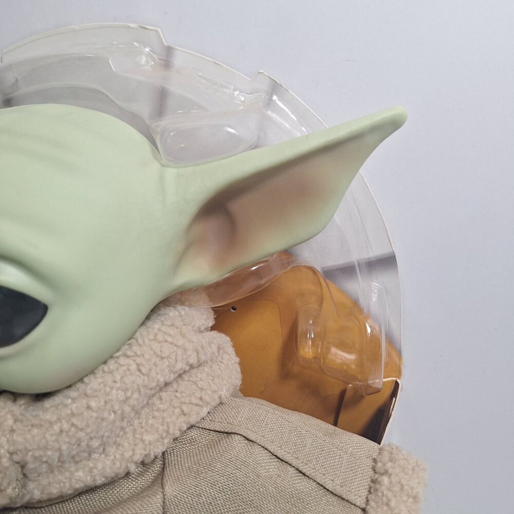 Star Wars The Mandalorian Grogu Child Baby Yoda Plush Toy 11" Disney Mattel - Picture 5 of 16